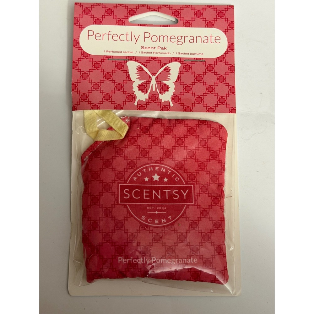 Scentsy Scent Pak Perfectly Pomegranate Perfumed Sachet New Sealed PKG 19340